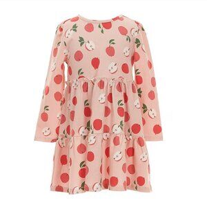 Adventure Wear 360 Girls Apple Print Dress-NWTS-sz 4T